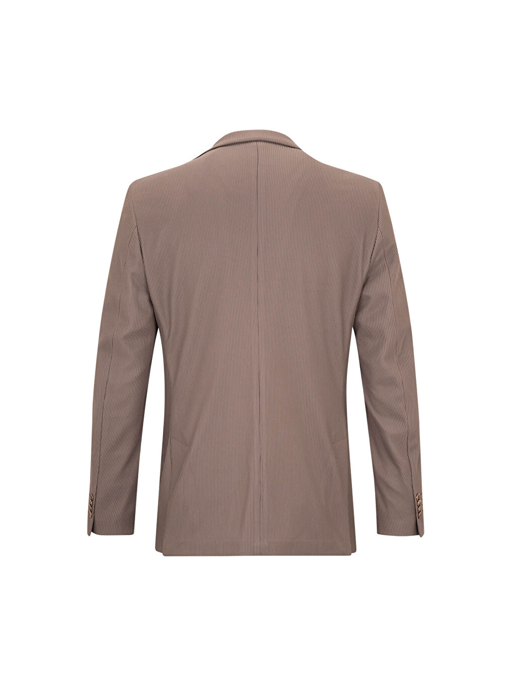 Kahverengi Comfort Fit Mono Yaka Klasik Ceket-1