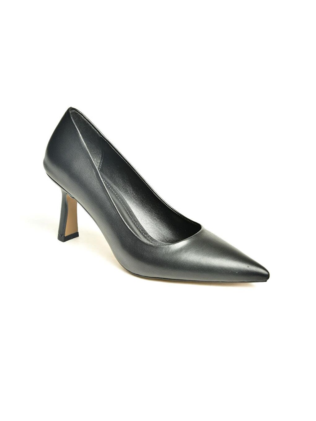 U8207200 Siyah Kadın Topuklu Ayakkabı-1