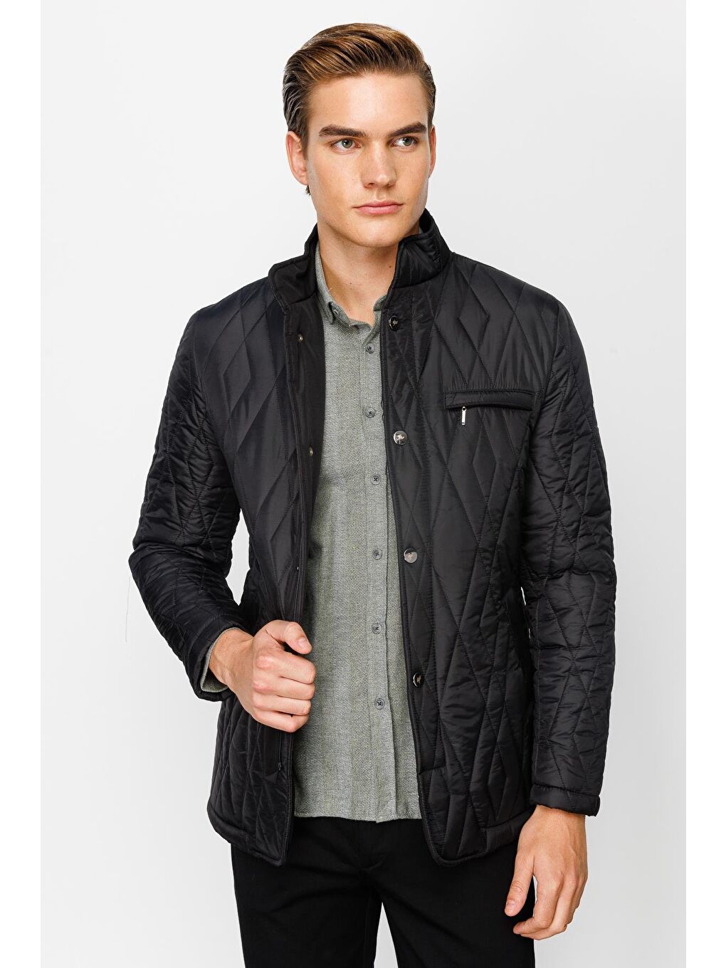 Erkek Siyah   Mont-1