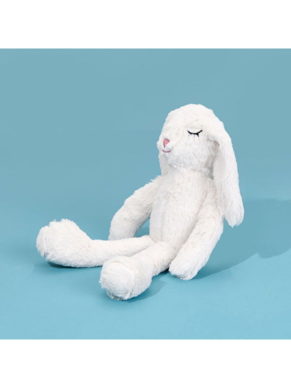 Soft Tavşan Figürlü Yastık - Beyaz - 20x35 cm-2