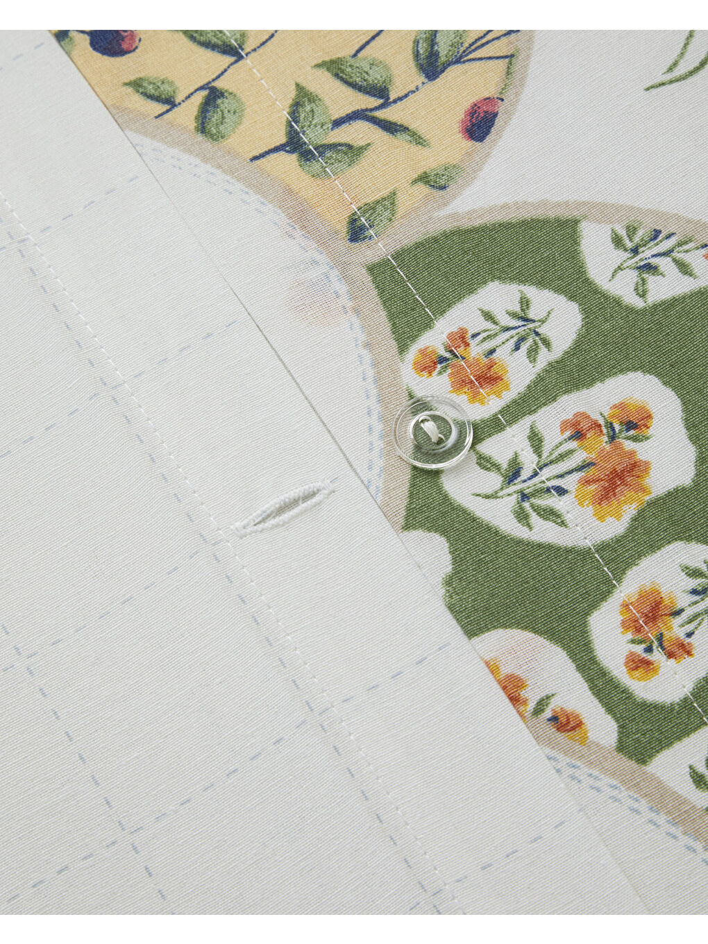 Pretty Loop Kolay Ütülenir Çift Kişilik Nevresim Takımı 200x220 cm Sarı-Yeşil-5