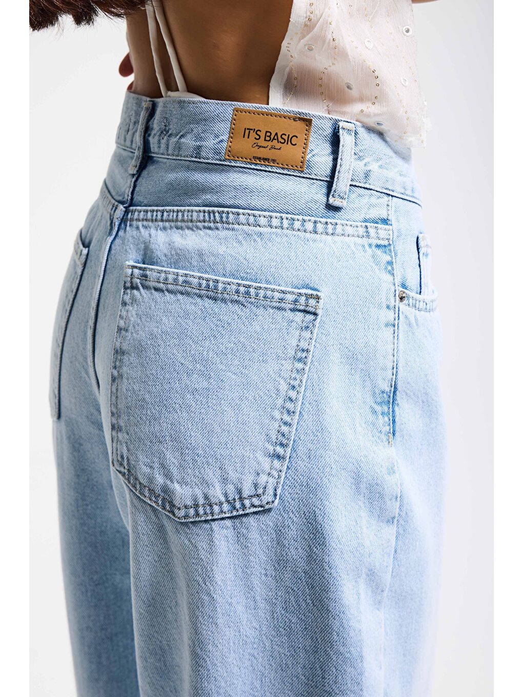 Mavi Kadın Ice 4s6-3 Wide Leg Barrel Fit %100 Pamuk Denim Jean-3