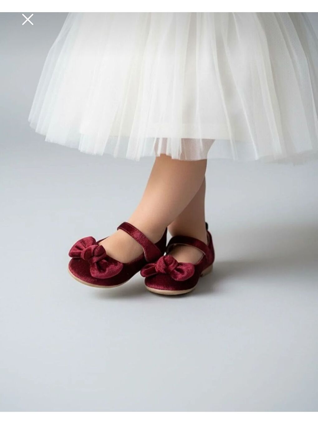 Bordo KIZ ÇOCUK KADİFE BABET