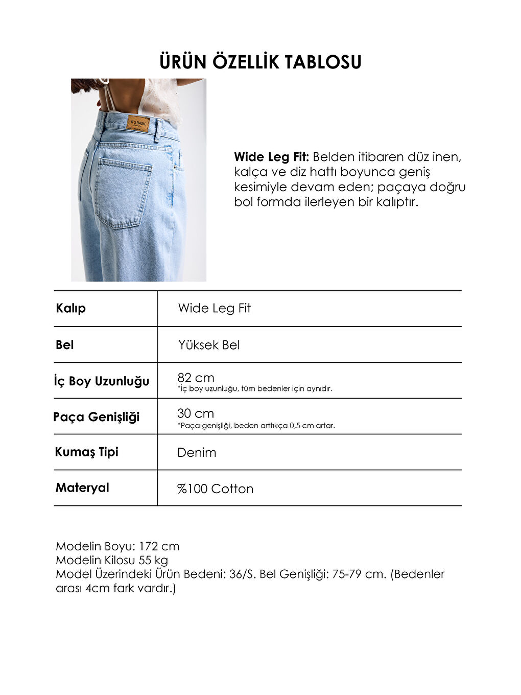 Mavi Kadın Ice 4s6-3 Wide Leg Barrel Fit %100 Pamuk Denim Jean-4