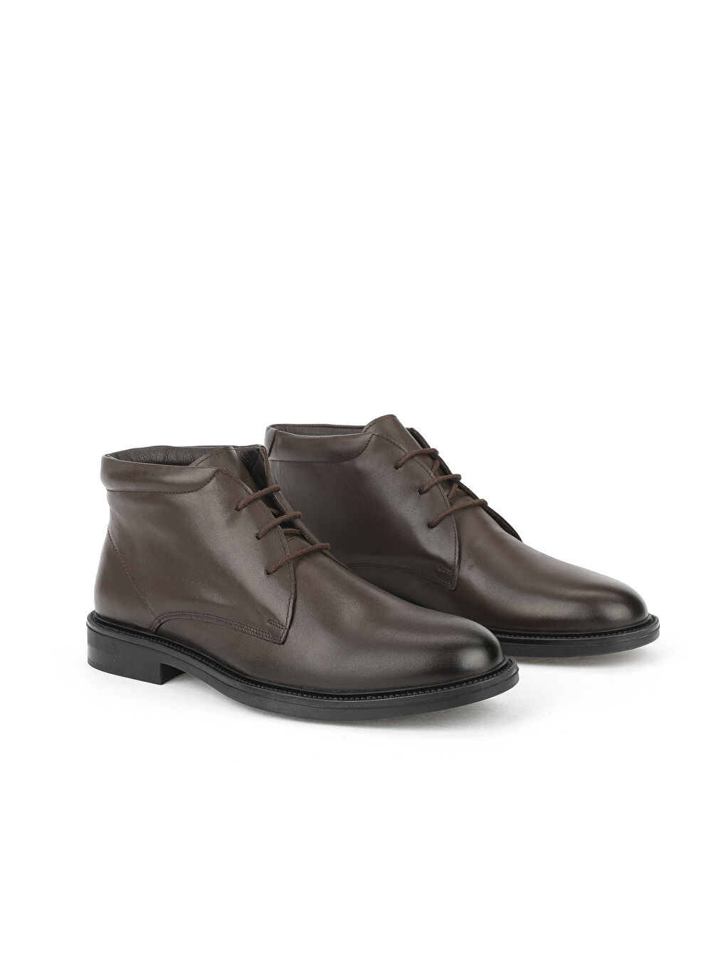 Kahverengi Erkek Hakiki Deri Bot 1531043Z41215 Kahve-1