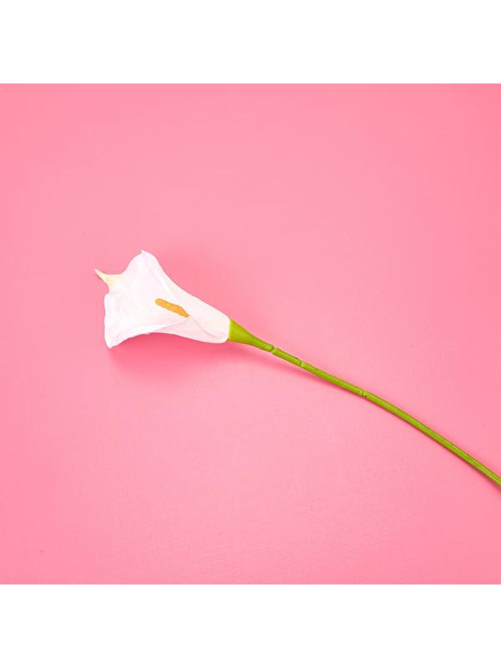 Deco Yapay Zambak Çiçeği - Beyaz - 60 cm