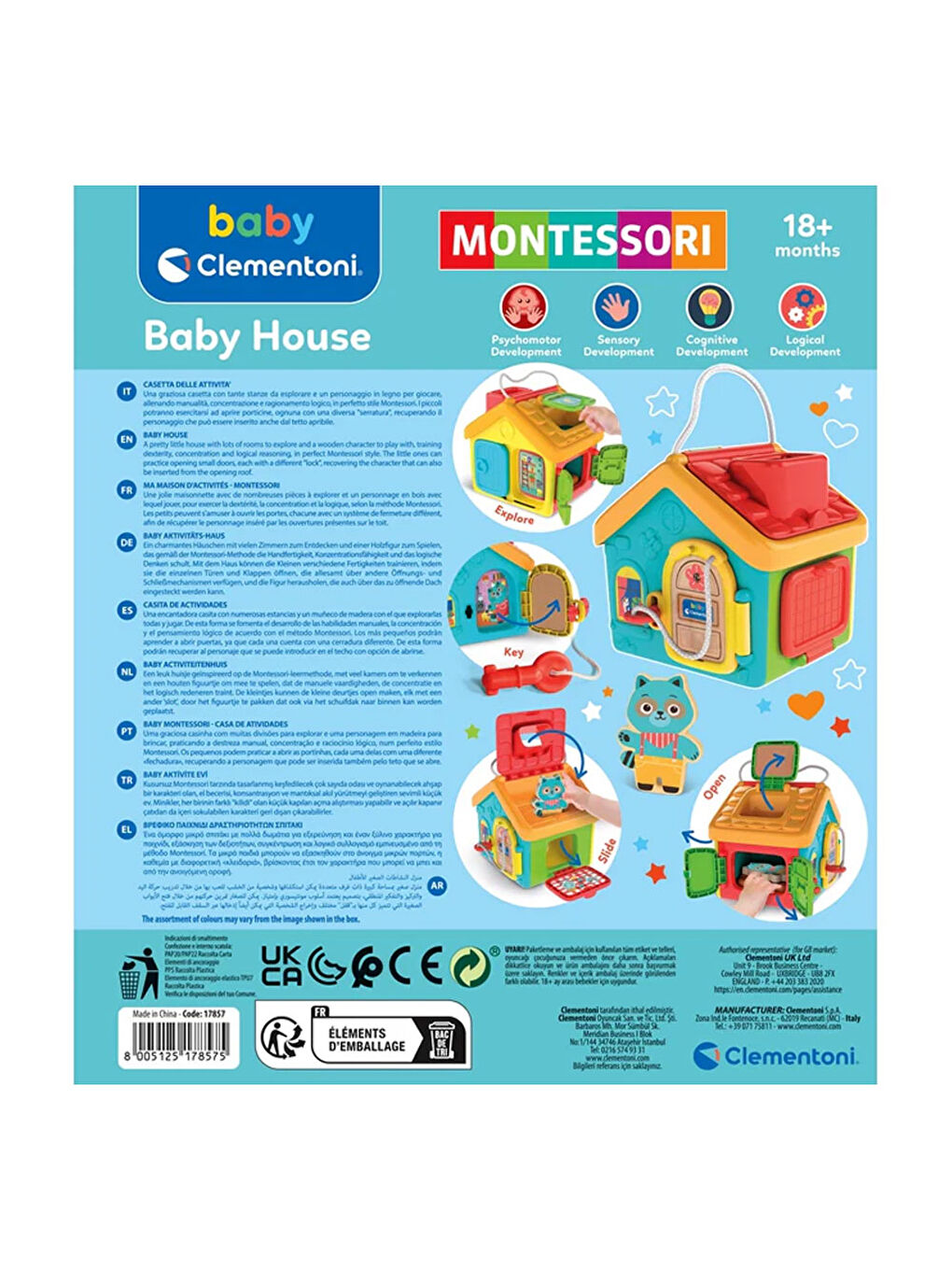 Baby Montessori Aktiviteli Ev 17857-5