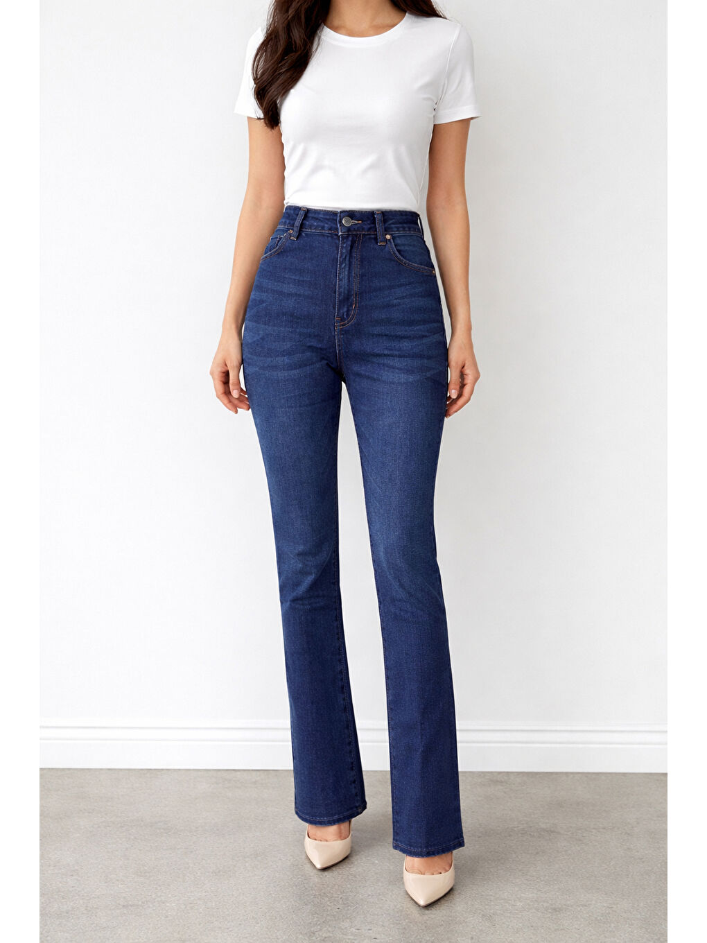 Orta Bel Lacivert Jean