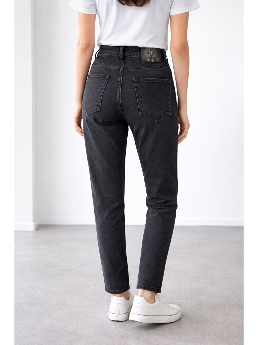 Siyah Fit Kalıp Esnek Jean-1