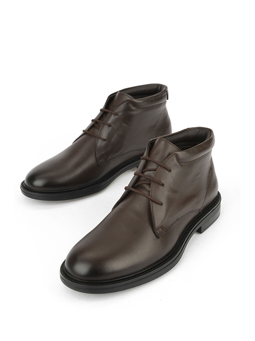 Kahverengi Erkek Hakiki Deri Bot 1531043Z41215 Kahve-4