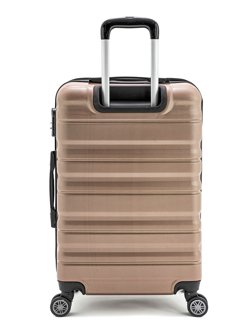 Sarı Abs Baklava Desenli Valiz Seti-4