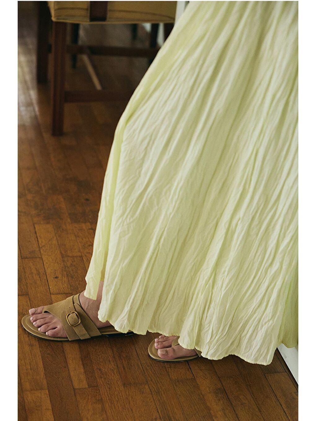 Nora Piliseli Etek Limon Sarısı-3