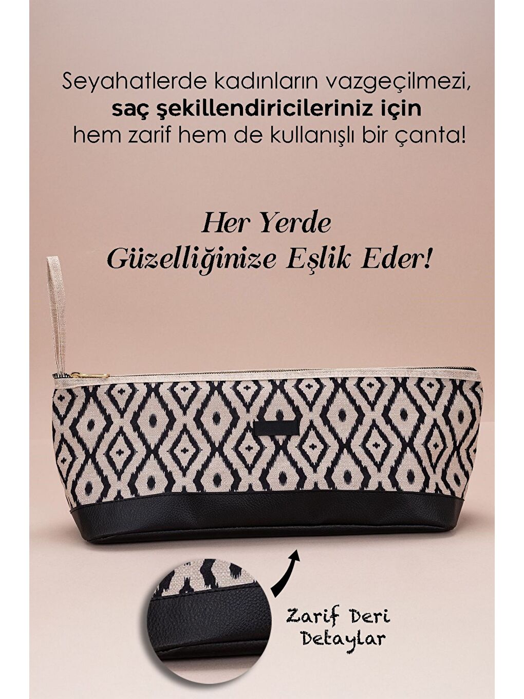 Saç Şekillendirici Seyahat Çantası Tüm Saç Şekillendiricileri Organizer Düzenleyici Büyük Boy Çanta-3