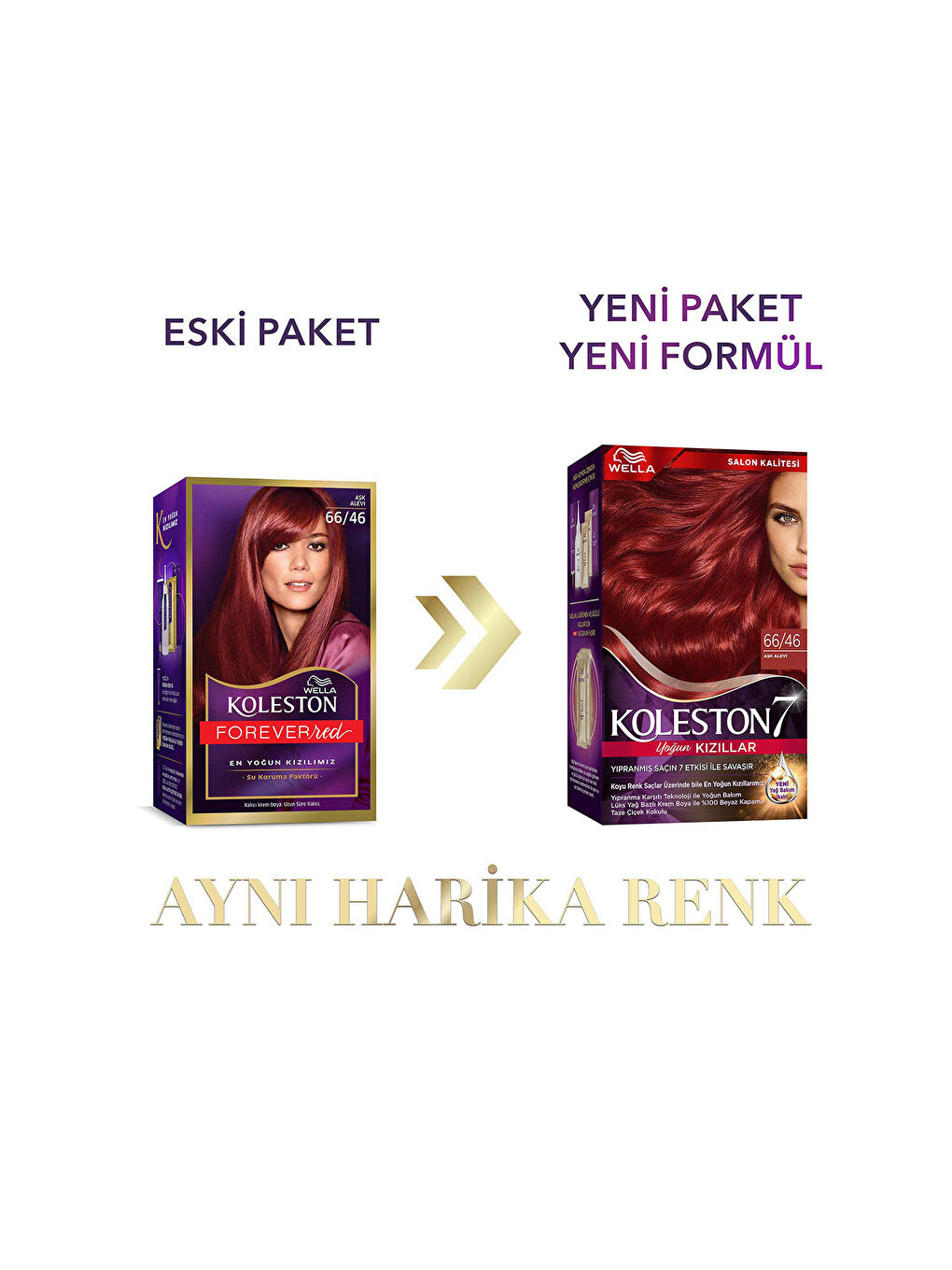 Wella Renksiz Koleston Supreme Saç Boyası 66/46 Aşk Alevi - 1