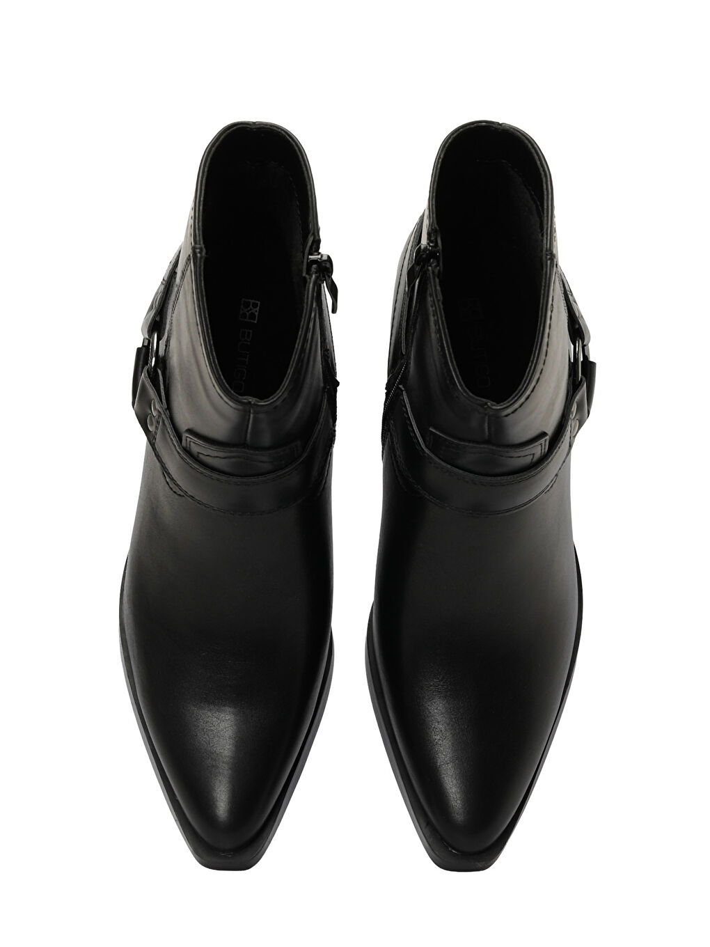 25K-8003 5PR Siyah Kadın Kovboy Bot-3