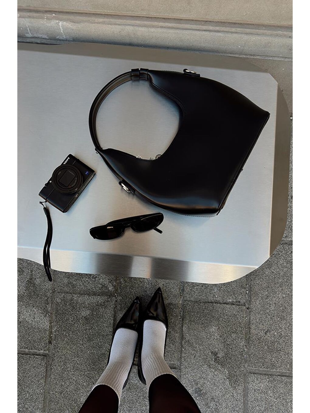 Docpe Bucket Çapraz Çanta Siyah-8