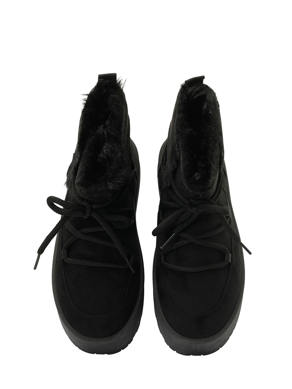 25K-8138 5PR Siyah Kadın Kar Botu-3