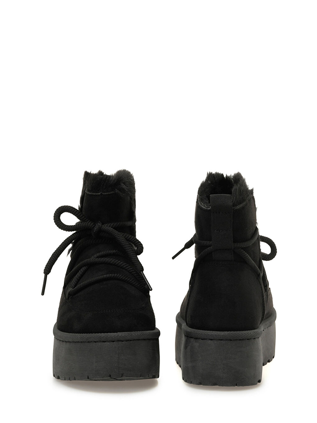 25K-8138 5PR Siyah Kadın Kar Botu-4