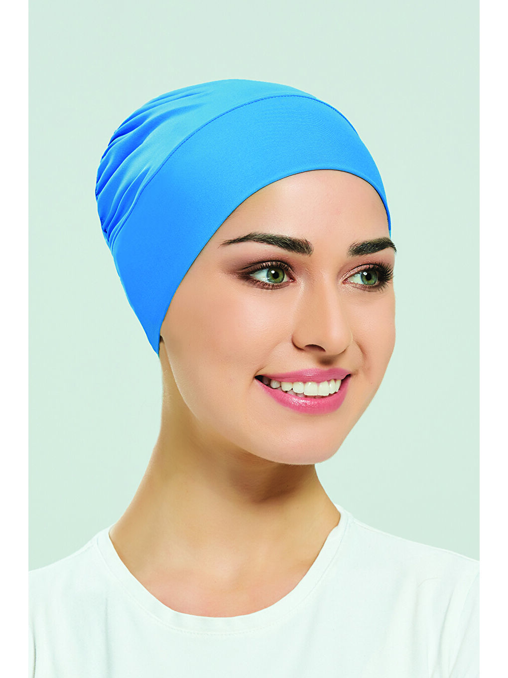 Havuz Deniz Düz Bone R-999-B Mavi