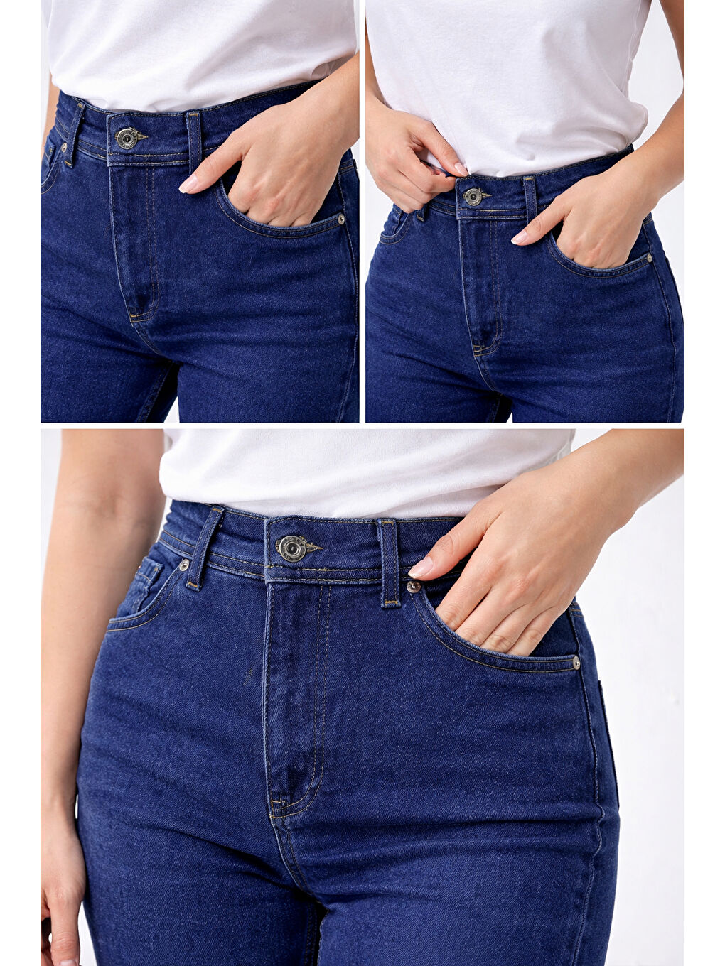 Koyu Lacivert Jean-2