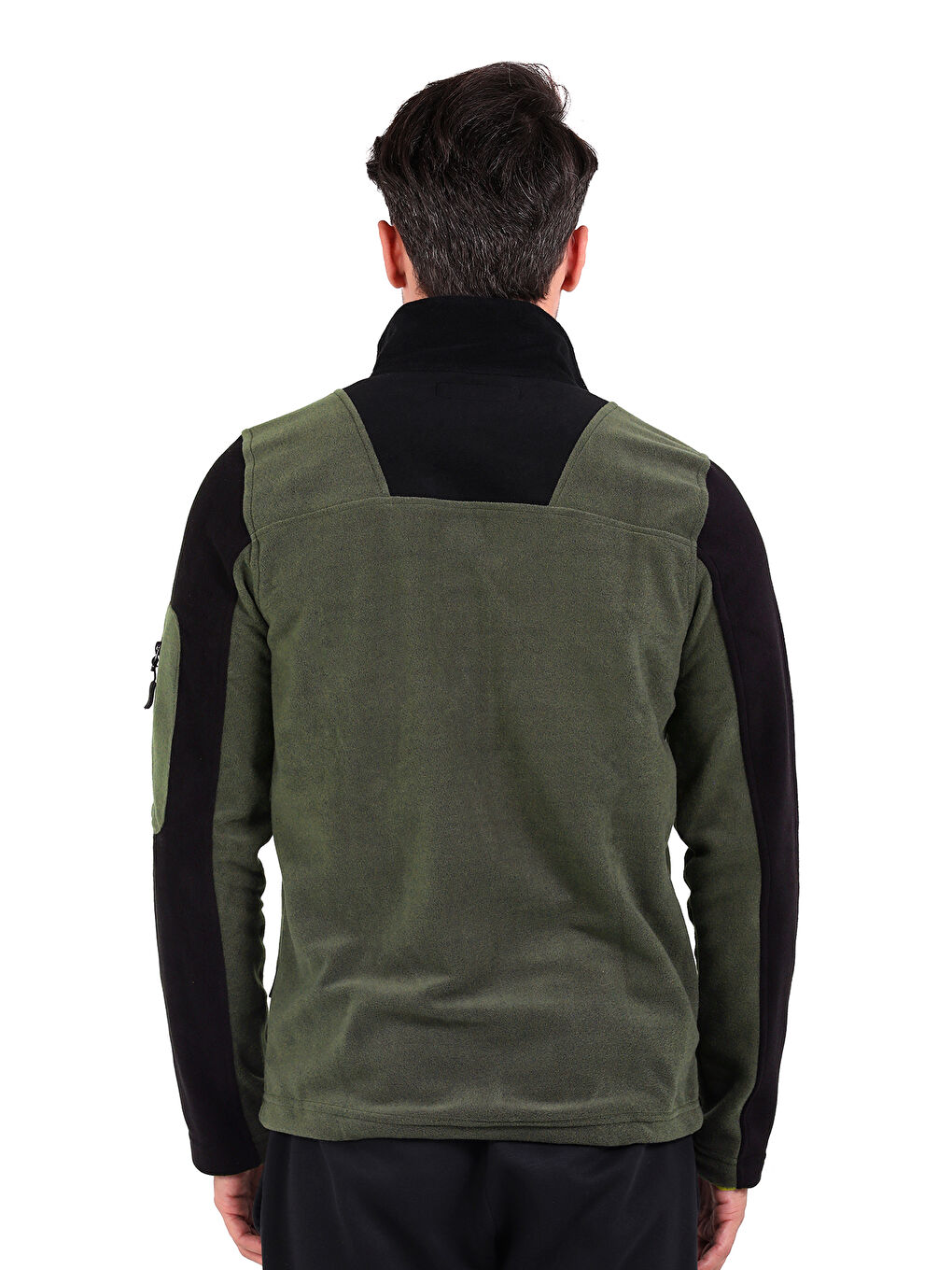 Haki Evo Pro Erkek Polar Fermuarlı Sweatshirt-2