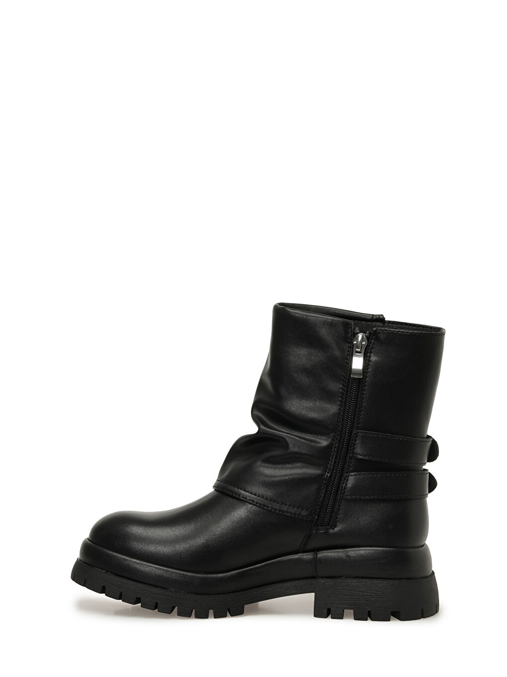 25K-8103 5PR Siyah Kadın Biker Bot-2