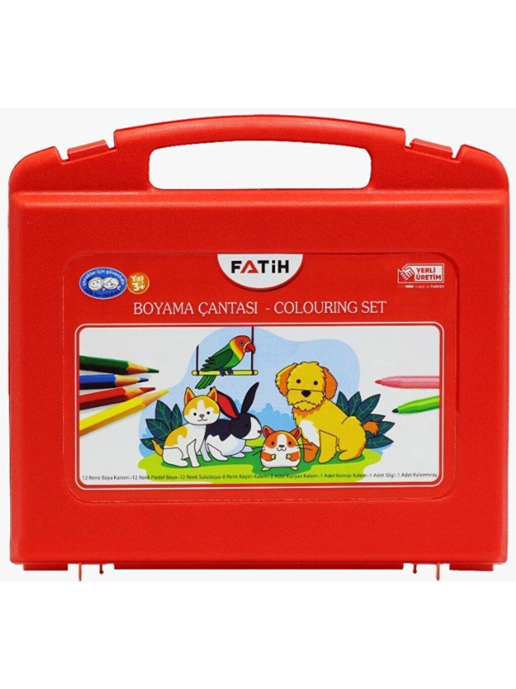 Boyama Seti Boyama Çantası Kuru Boya Sulu Boya Pastel Boya Keçeli Kalem Set