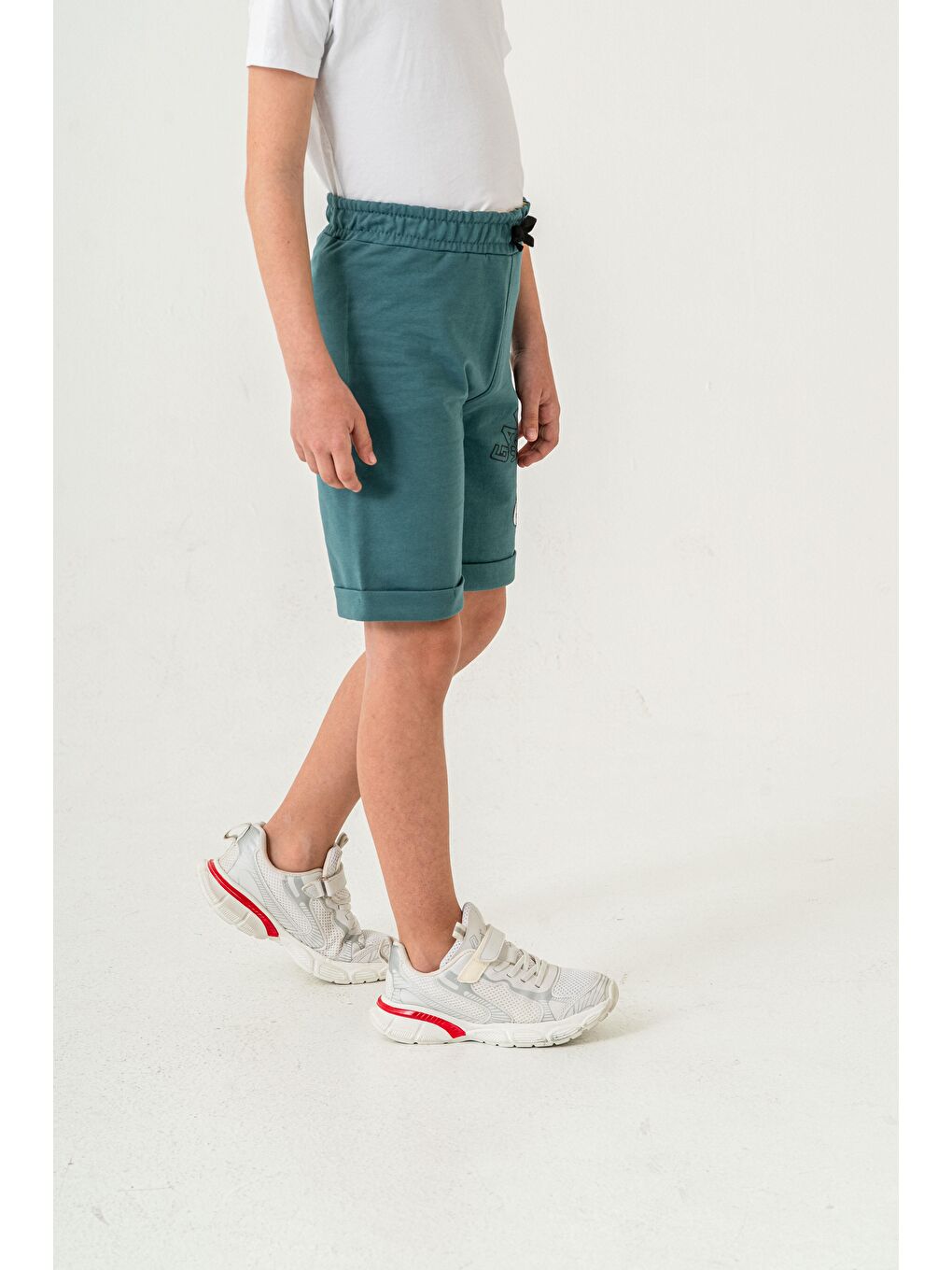 Yeşil Gamer Club Baskılı  Erkek Çocuk Şort-2