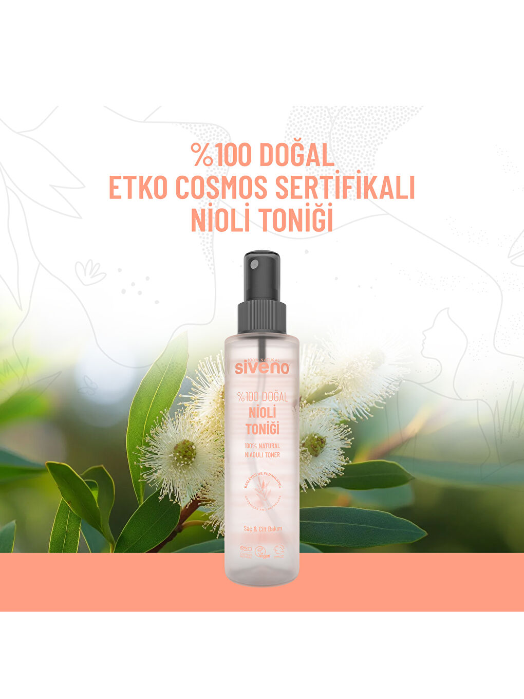 %100 Doğal Nioli Suyu Jeani Koku Önleyici Arındırıcı Ferahlatıcı Hassas Bölge Toniği 150 ml-4