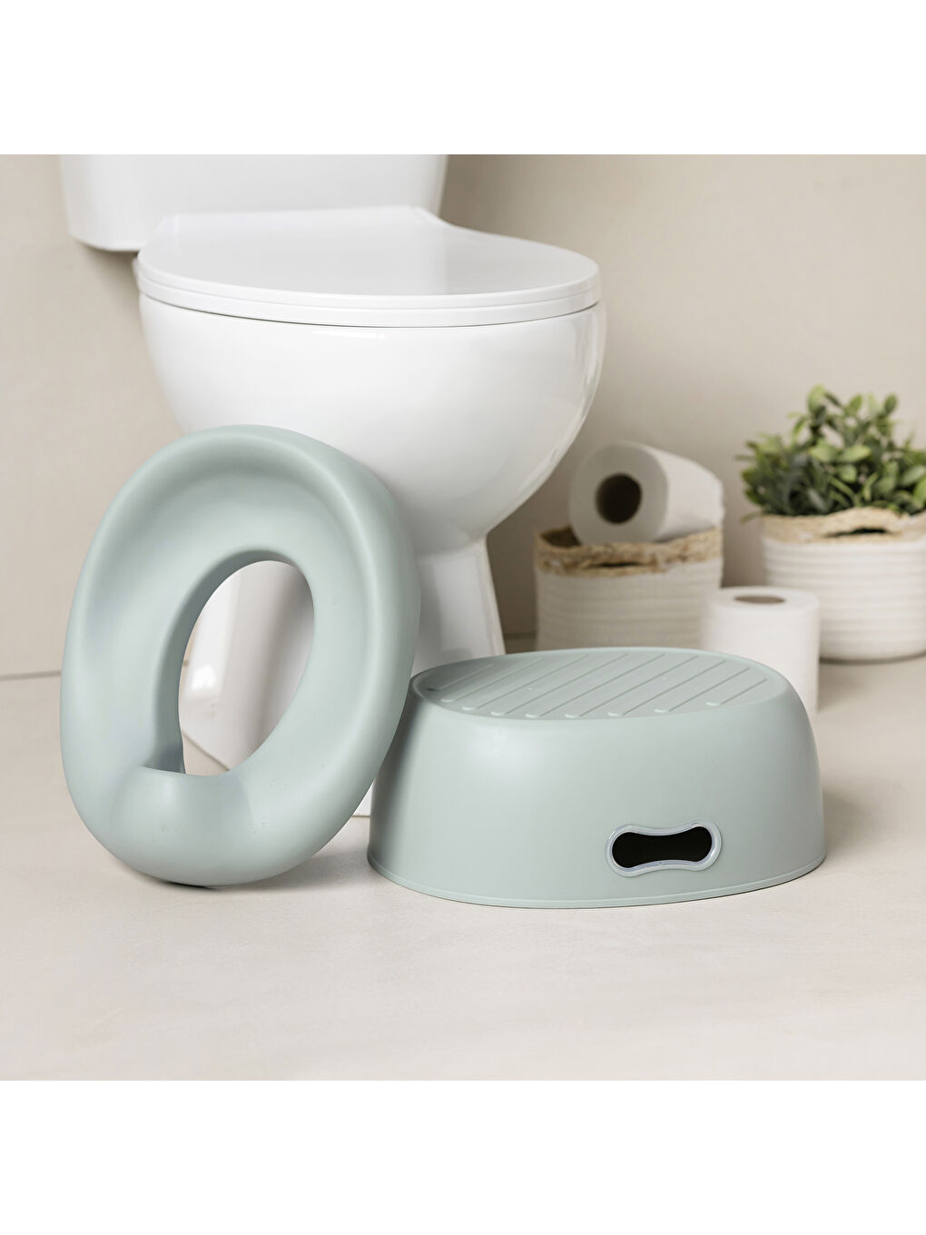 Nattou Potty Care 3 in 1 Lazımlık Oturak Ve Tuvalet Adaptörü - Yeşil - 4