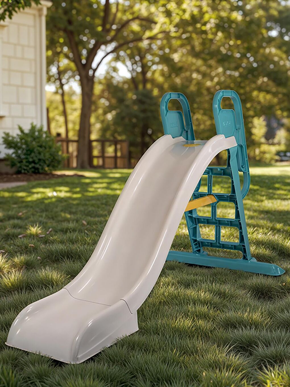 Oyuncak 2 si 1 Arada Büyük Su Kaydırağı - Yeşil Standart-5