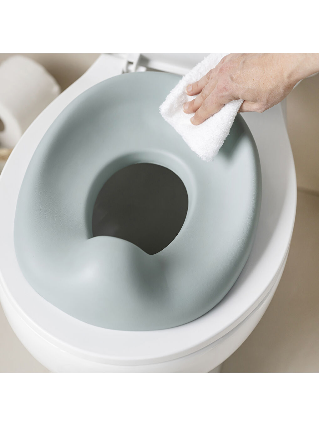 Nattou Potty Care 3 in 1 Lazımlık Oturak Ve Tuvalet Adaptörü - Yeşil - 8