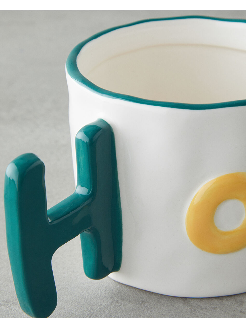 Beyaz Hope More Stoneware Kupa 400 ml Renkli-2