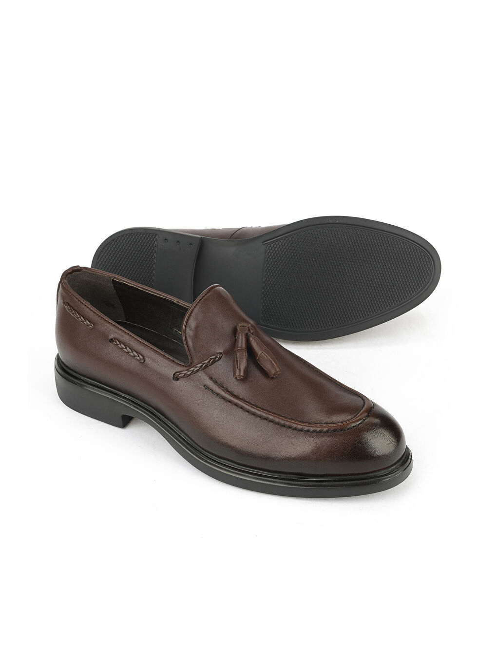 Kahverengi Erkek Hakiki Deri Ayakkabı 1531043Z4193 Kahve-3