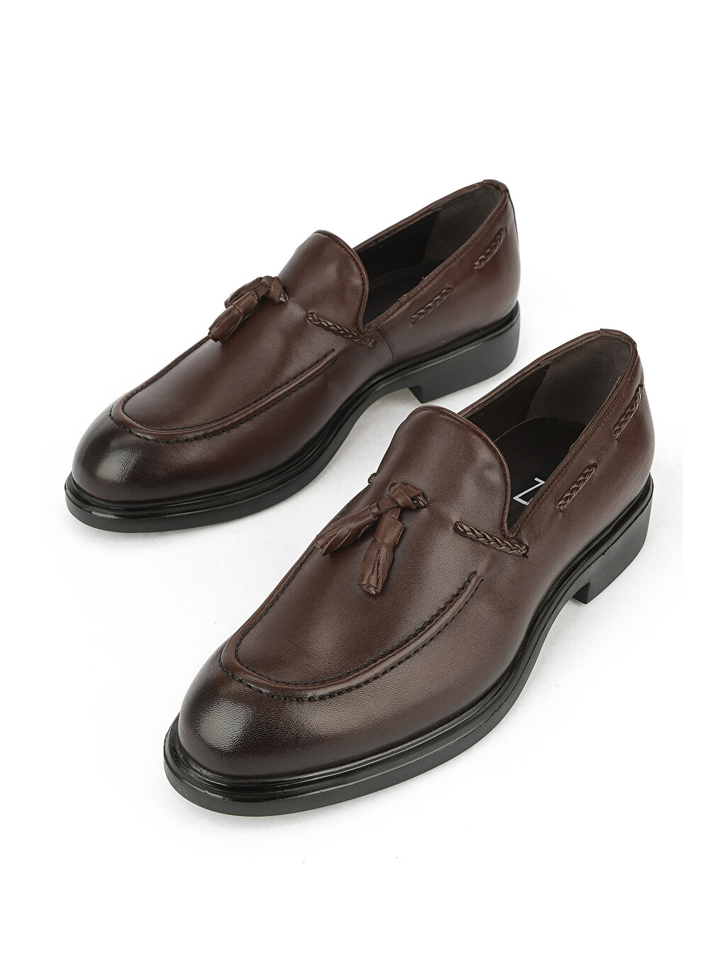 Kahverengi Erkek Hakiki Deri Ayakkabı 1531043Z4193 Kahve-4