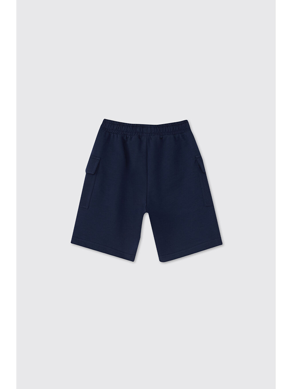 Erkek Çocuk Örme Lacivert Şort-3