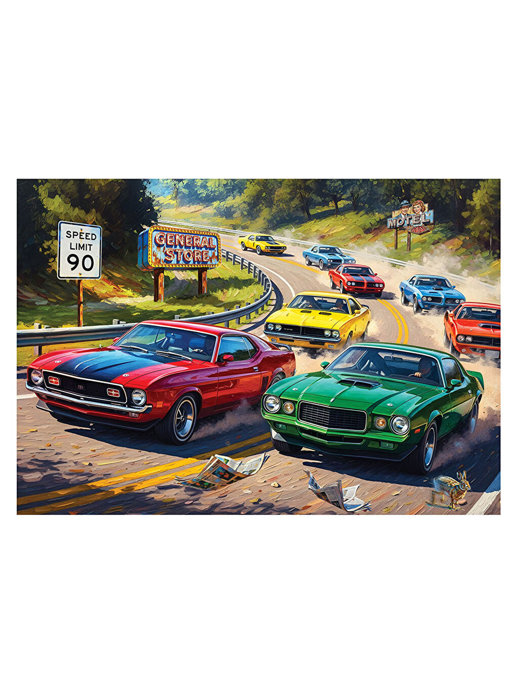 Puzzle 260 XL Parça Hız Tutkusu 3352-1