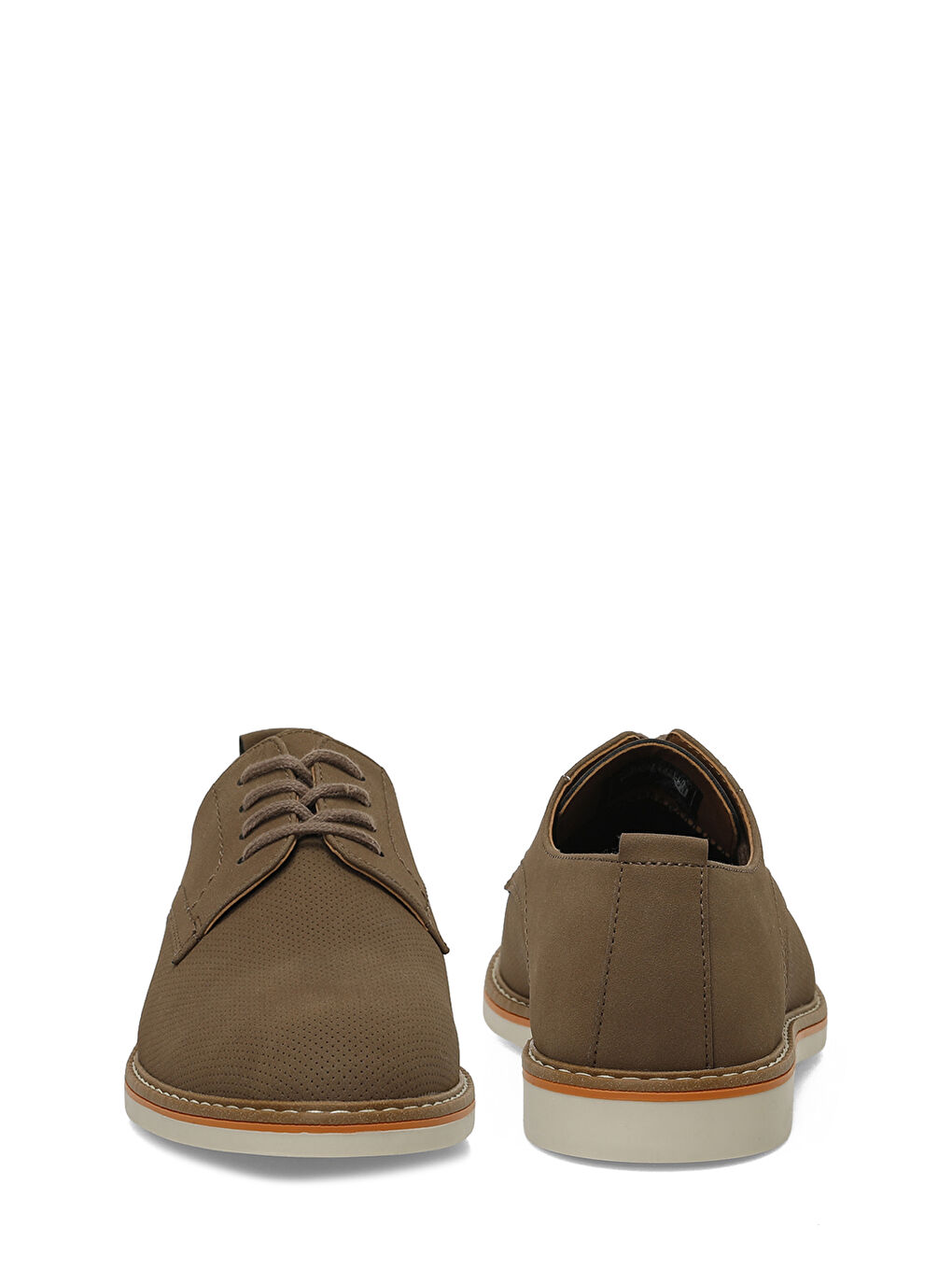 Kahverengi KIR JJ 5FX Taba Erkek Klasik Ayakkabı-4