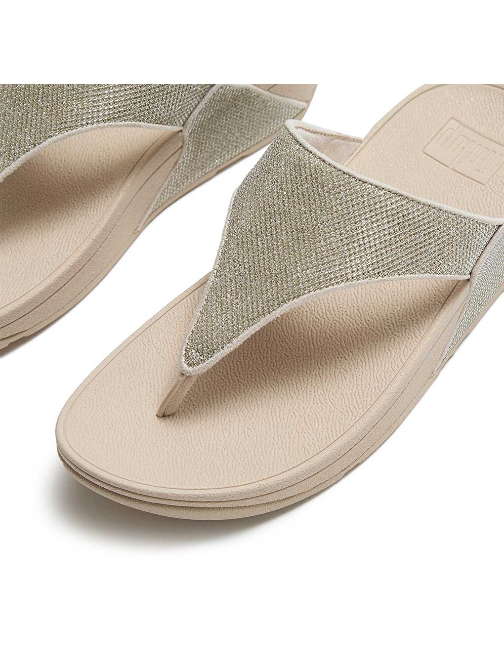 Bej Kadın Terlik A4Z-001/ 675 LULU Textured Glitzy-3