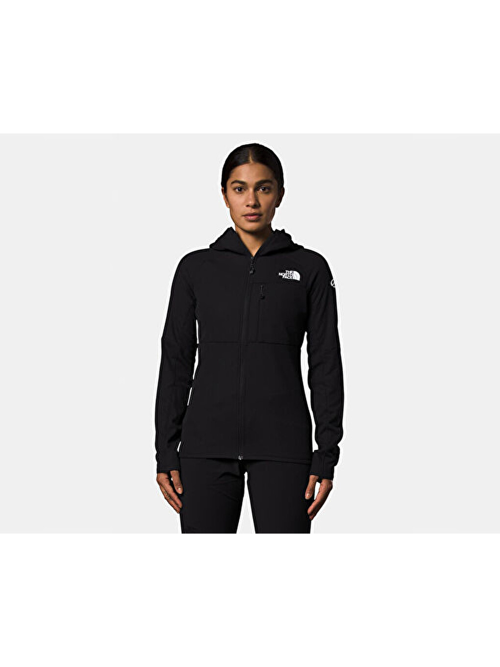 W Summit Futurefleece Fz Hoodie Kadın Outdoor Ceketi Nf0a5j8tjk31 Siyah-2