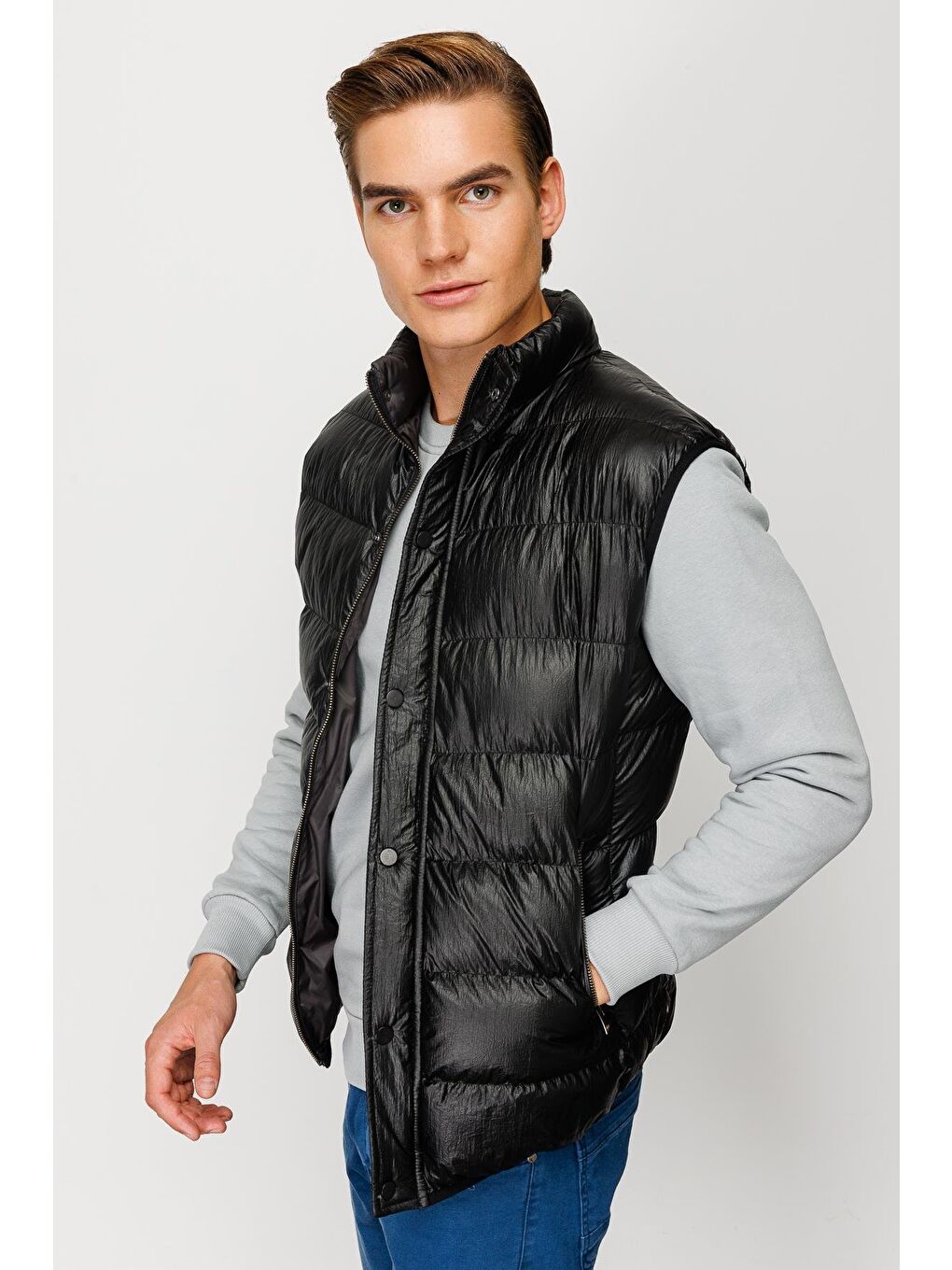 Erkek Siyah Pmp Şişme Yelek-1