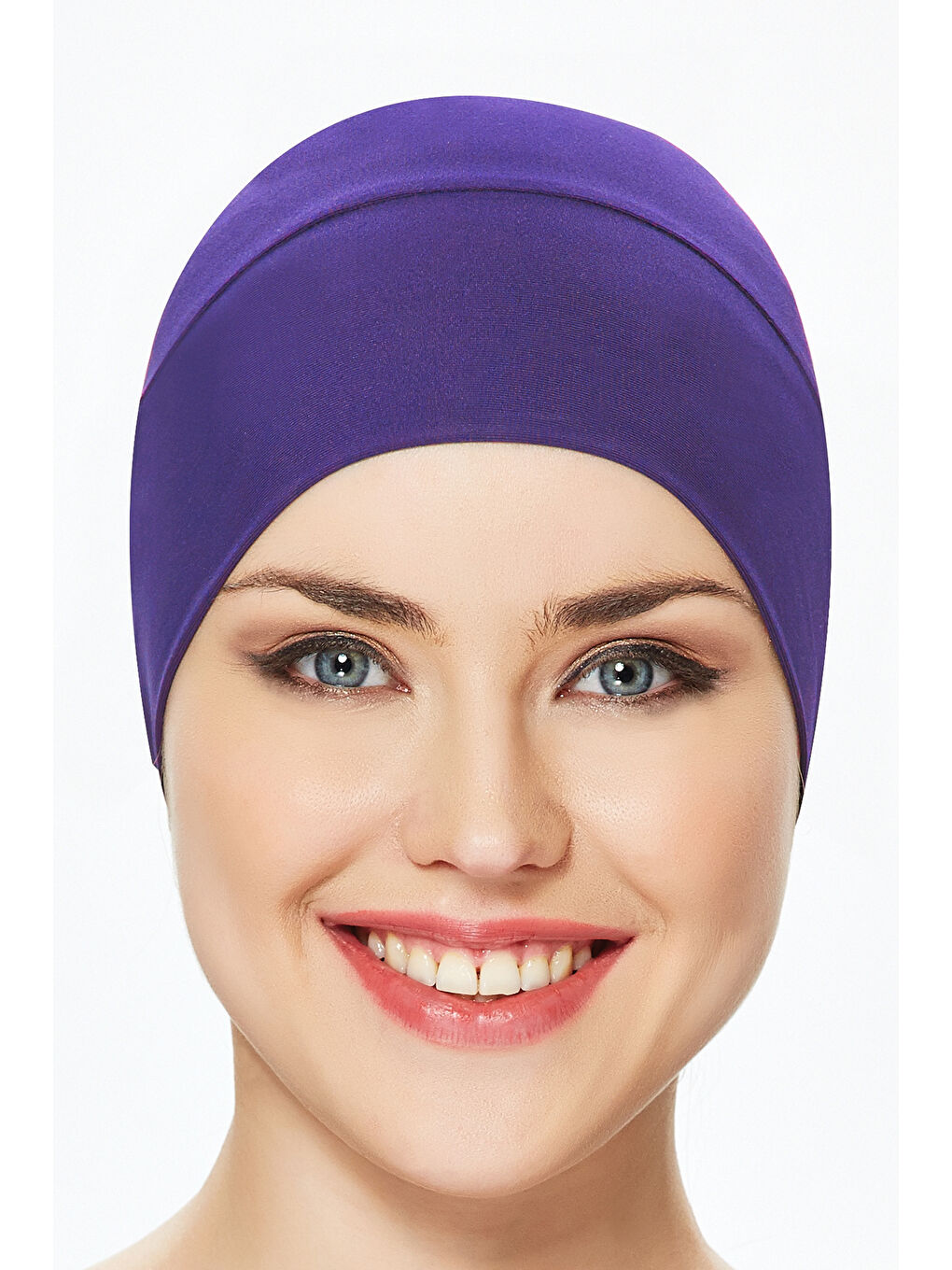 Havuz Deniz Düz Bone R-999-B Mor03