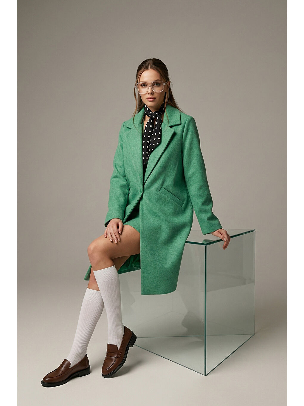 9085 Kaşe Kaban - E.Yeşil-1