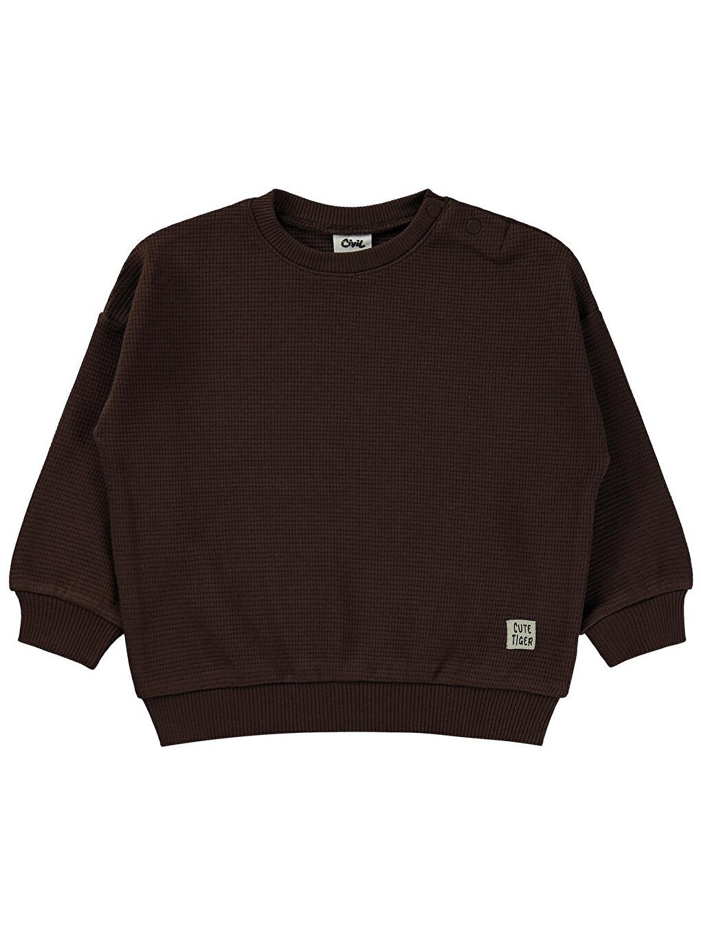 Baby Basic 6-18 Ay Sweatshirt - Kahverengi