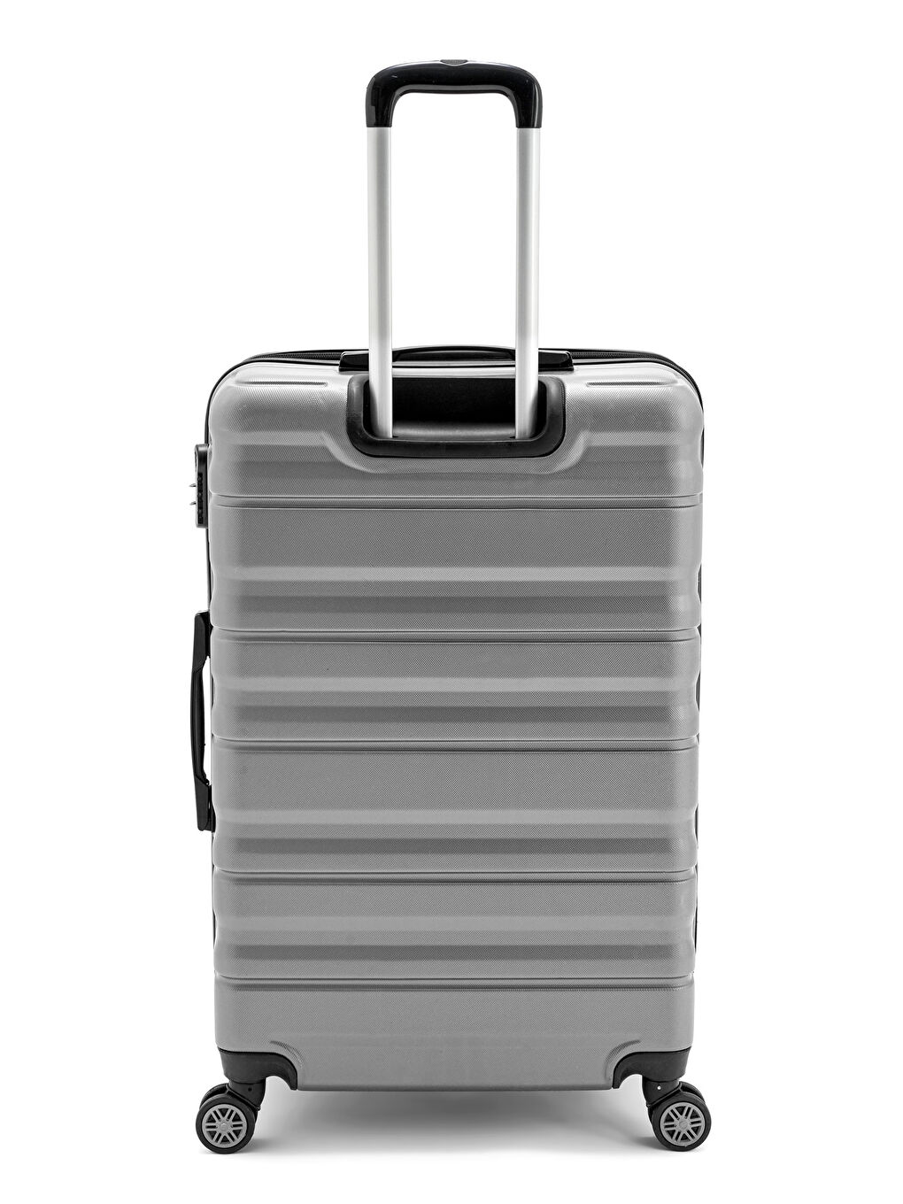 Gri Abs Baklava Desenli Valiz Seti-2