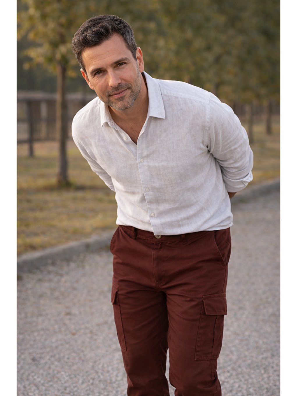 Kahverengi Erkek Premium Comfort Kiremit Kargo Baggy Pantolon-3