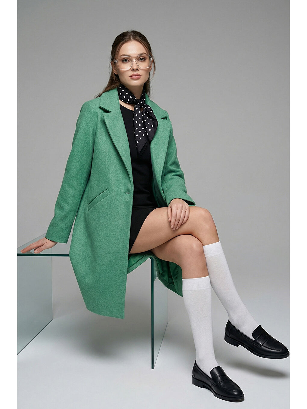 9085 Kaşe Kaban - E.Yeşil-3