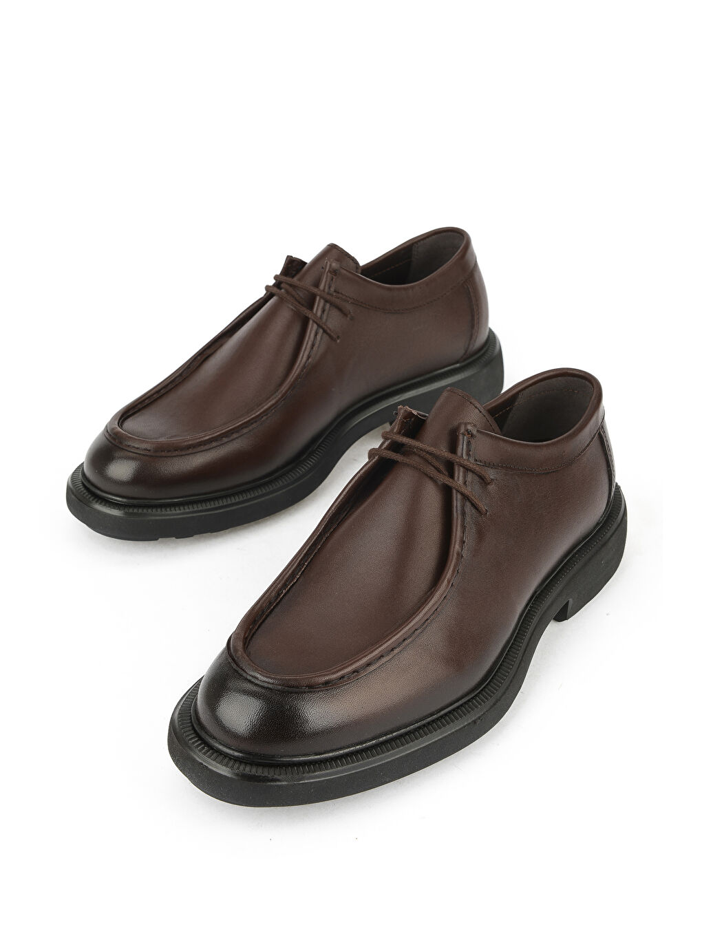 Kahverengi Erkek Hakiki Deri Ayakkabı 1531043Z4043 Kahve-4
