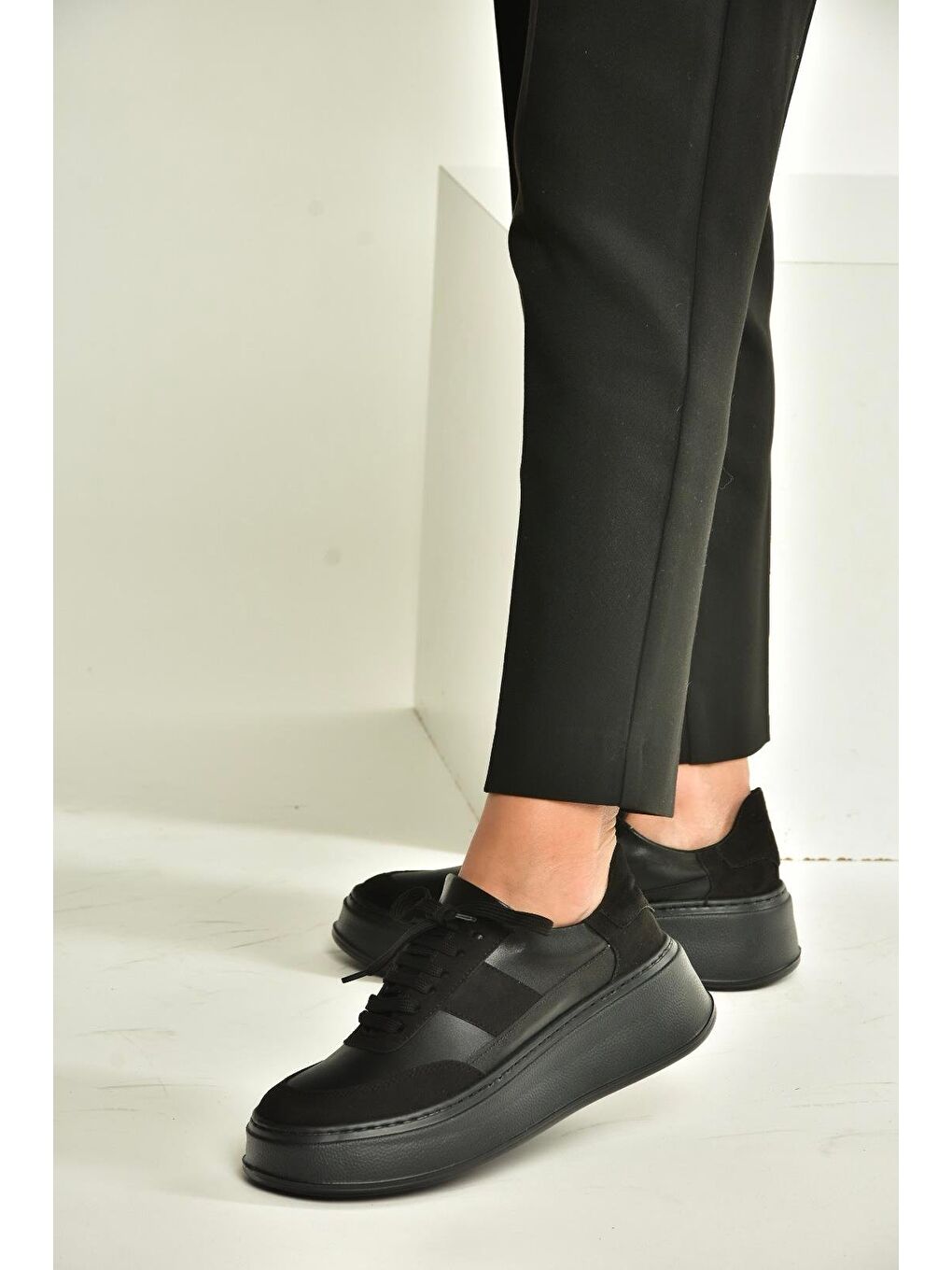 Siyah Kadın Spor Ayakkabı V274949109-4