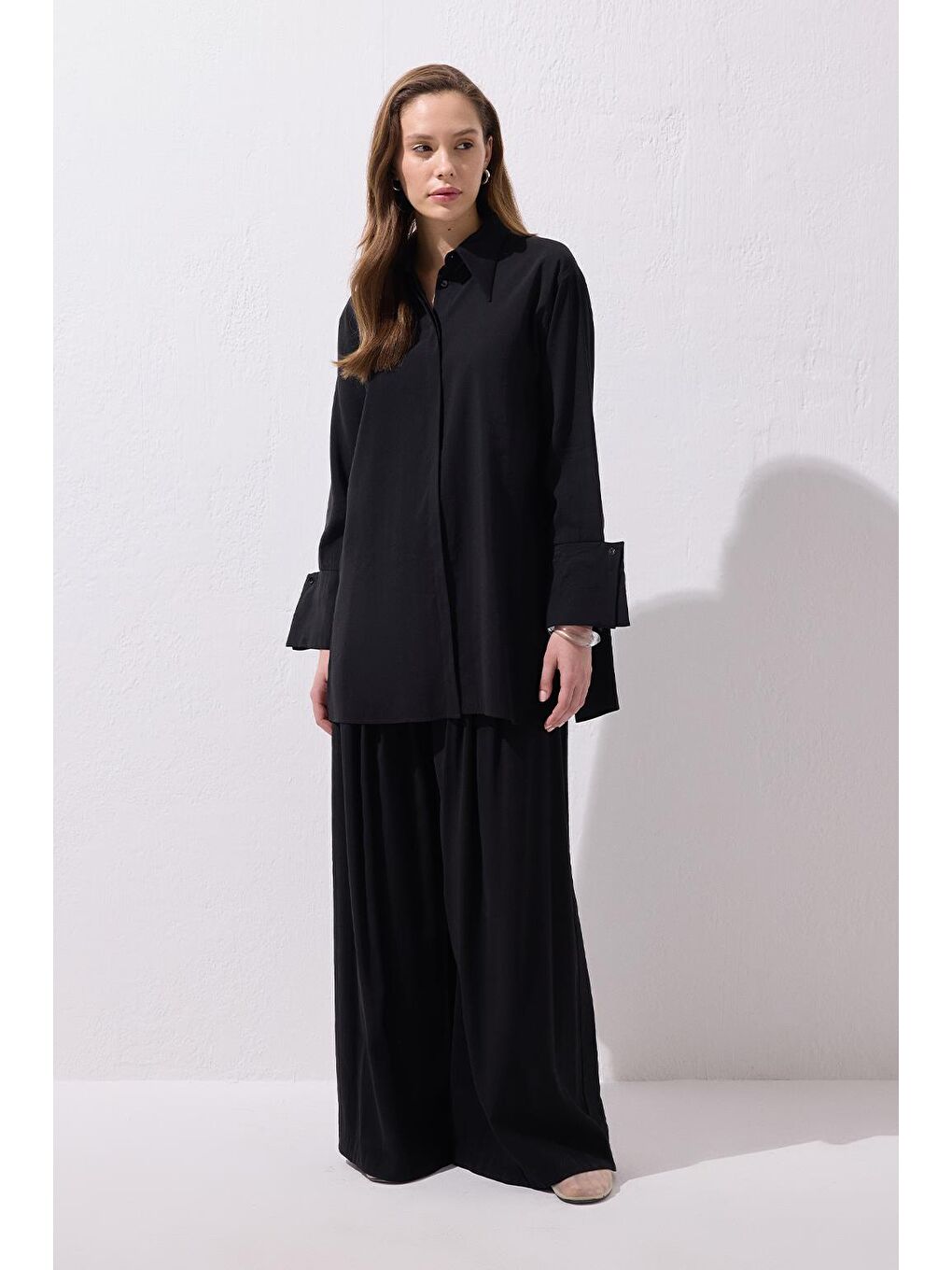 Modal Basic Gömlek Siyah-1